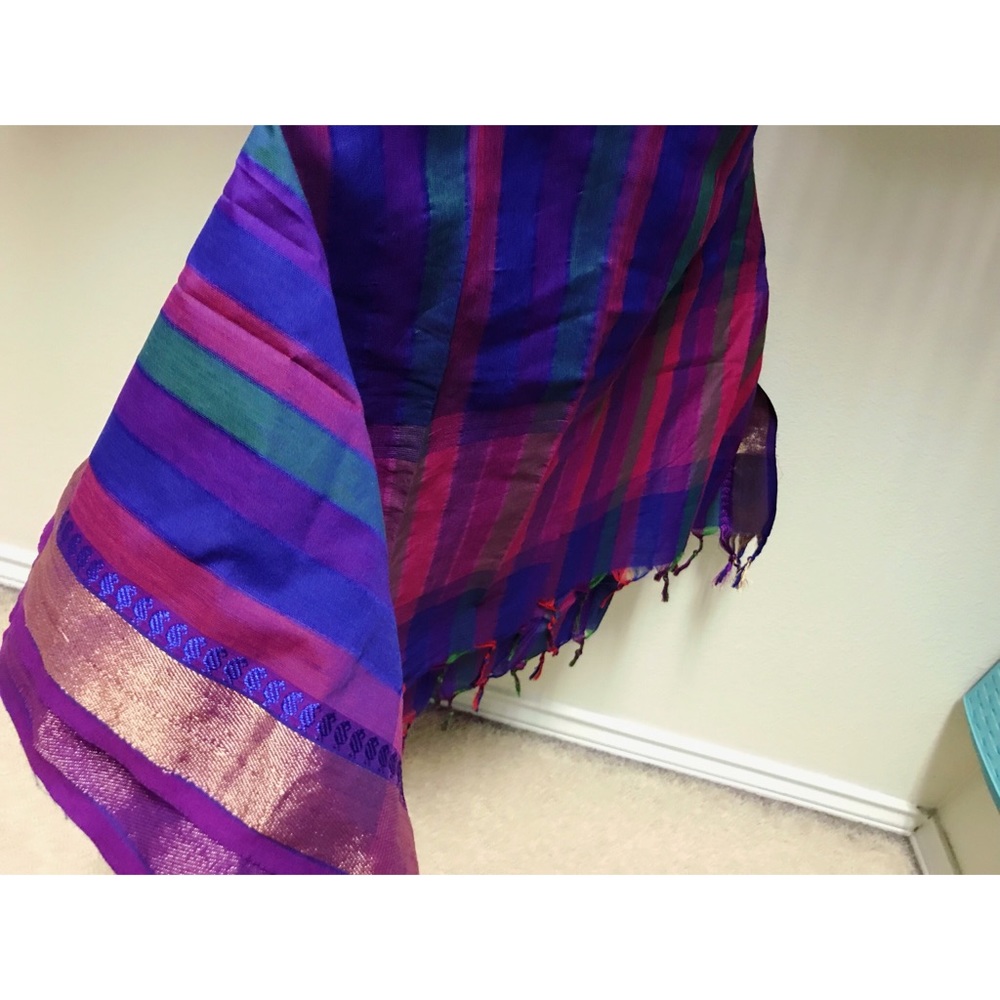 Cotton silk multicolor beautiful Duppatta